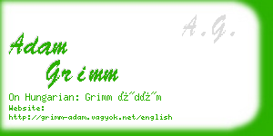 adam grimm business card